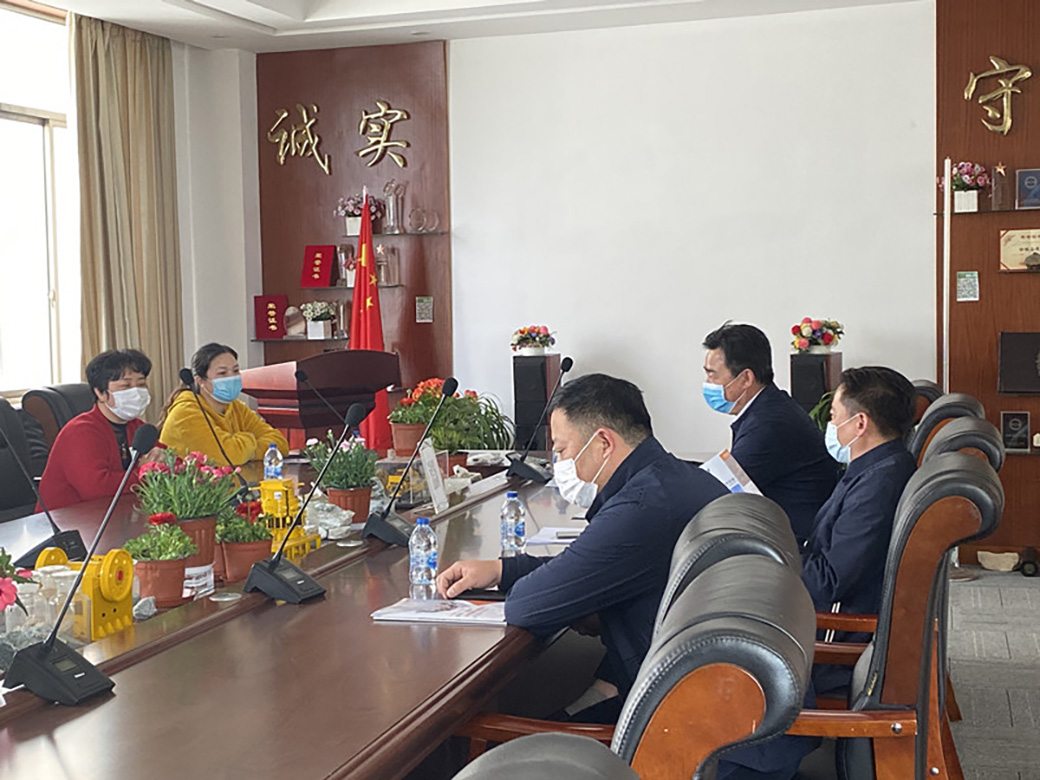 【春風(fēng)送暖，戰(zhàn)“疫”有情】奉賢區(qū)奉城鎮(zhèn)領(lǐng)導(dǎo)蒞臨東蒙，慰問公司疫情防控一線職工
